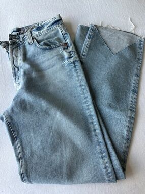 AG Adriano Goldschmied Light Washed Denim Jeans - Blue